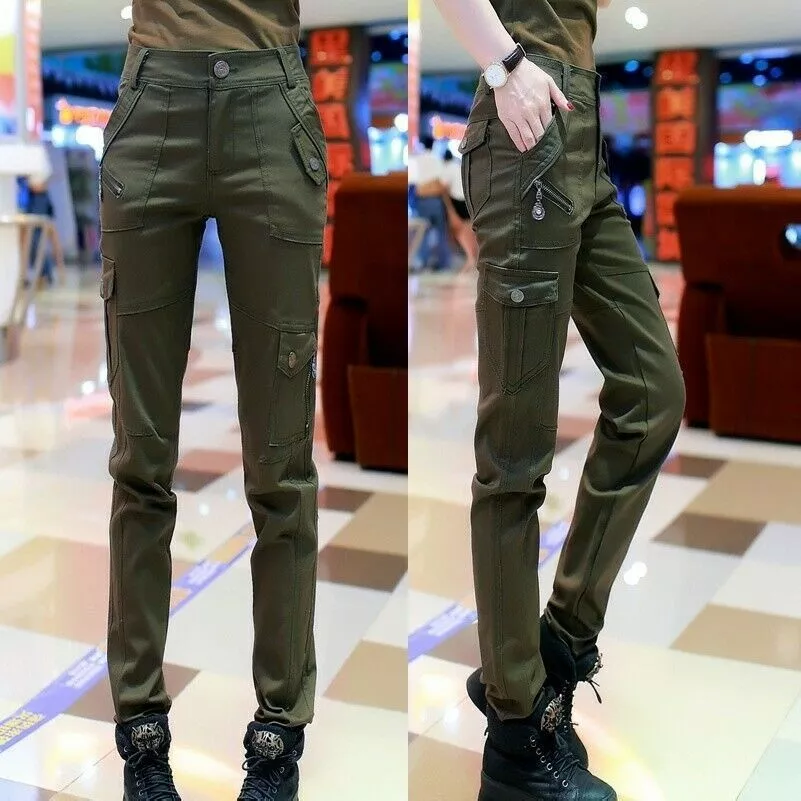 Amazon.com: Women's Cargo Pants Flap Pocket Baggy Cargo Jeans Casual Combat Military  Trousers Y2k High Waist Relaxed Y2k Pants Streetwear : Clothing, Shoes &  Jewelry