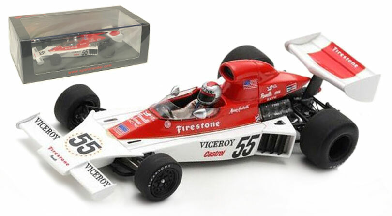 Spark S1890 Parnelli VPJ4 #55 Canadian GP 1974 - Mario Andretti 1/43 Scale