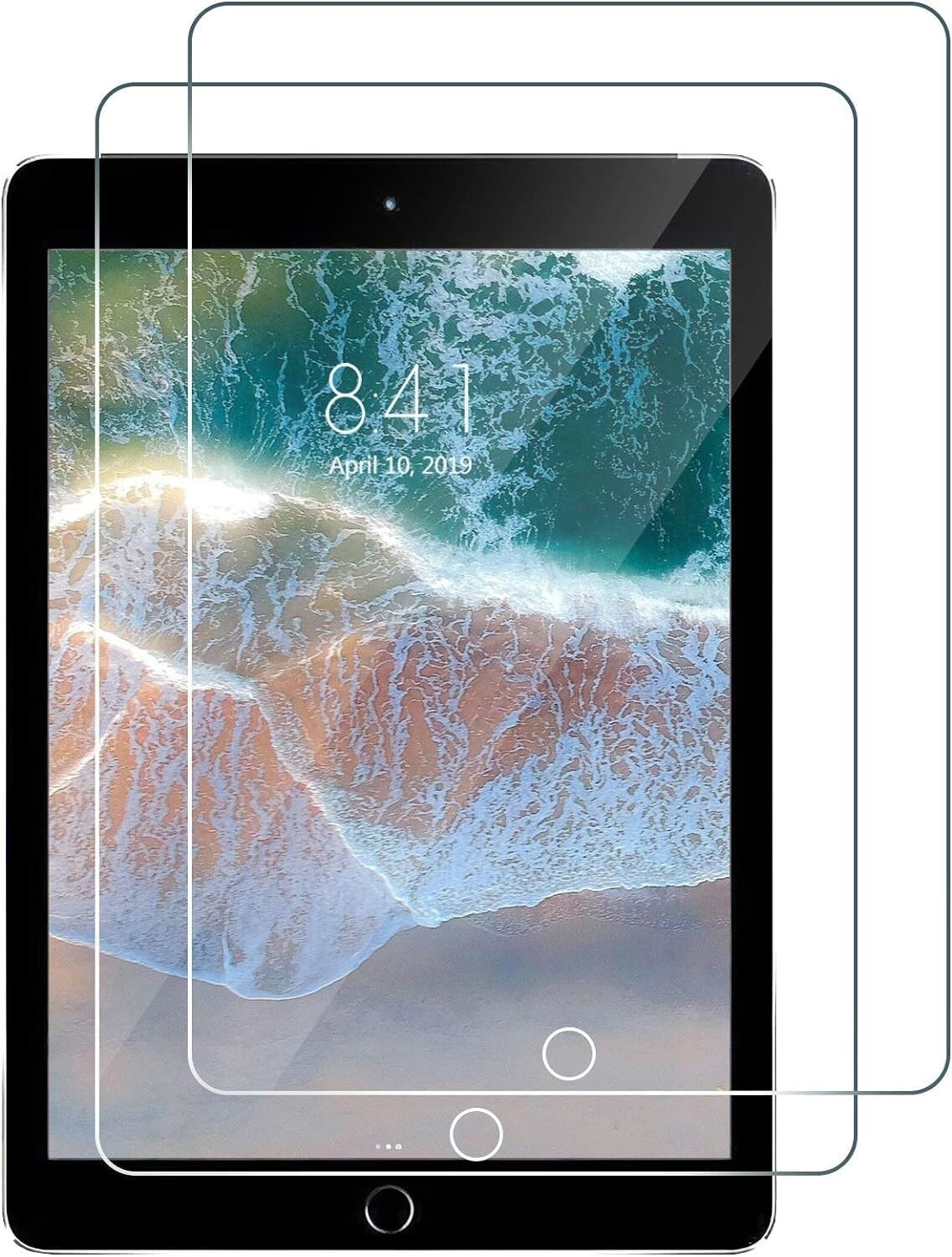 2x iPad 9.7 (2018) 6th Gen Panzerfolie Schutzglas Echt Hart Displayschutz Glas