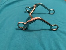 5  Western Low Port Curb Bit Swept back Shanks