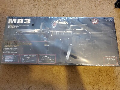 M83 Airsoft Gun New In Box 6 mm BB A2 Auto Scope Battery Charger
