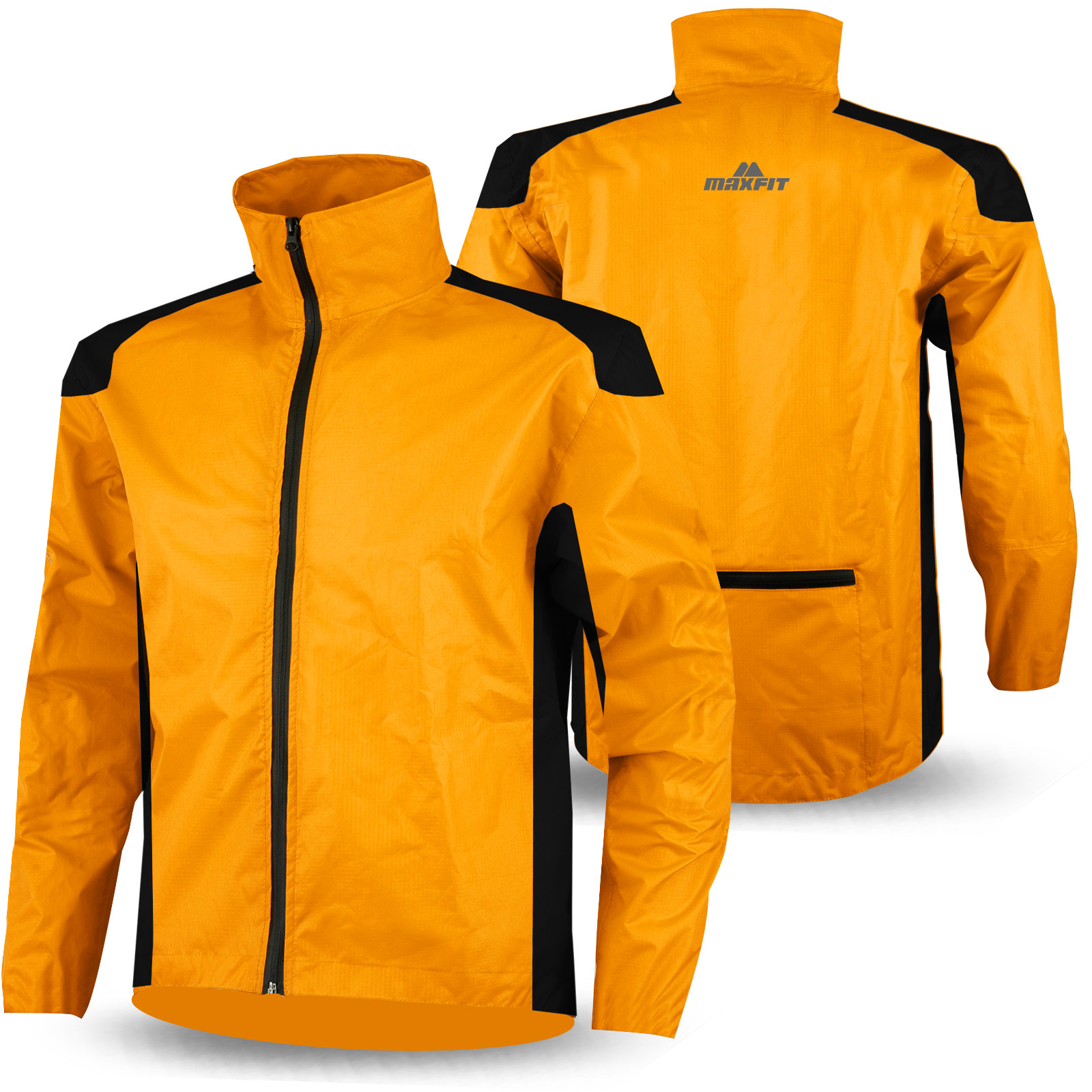 Mens Cycling Rain Jacket Waterproof Windproof Cycle Jacket Rain Coat Hi