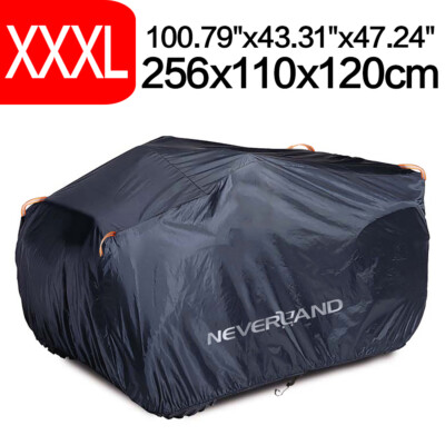 NEVERLAND 3XL Quad ATV Abdeckplane Fahrzeug Abdeckung Schutz Regen Cover Schwarz