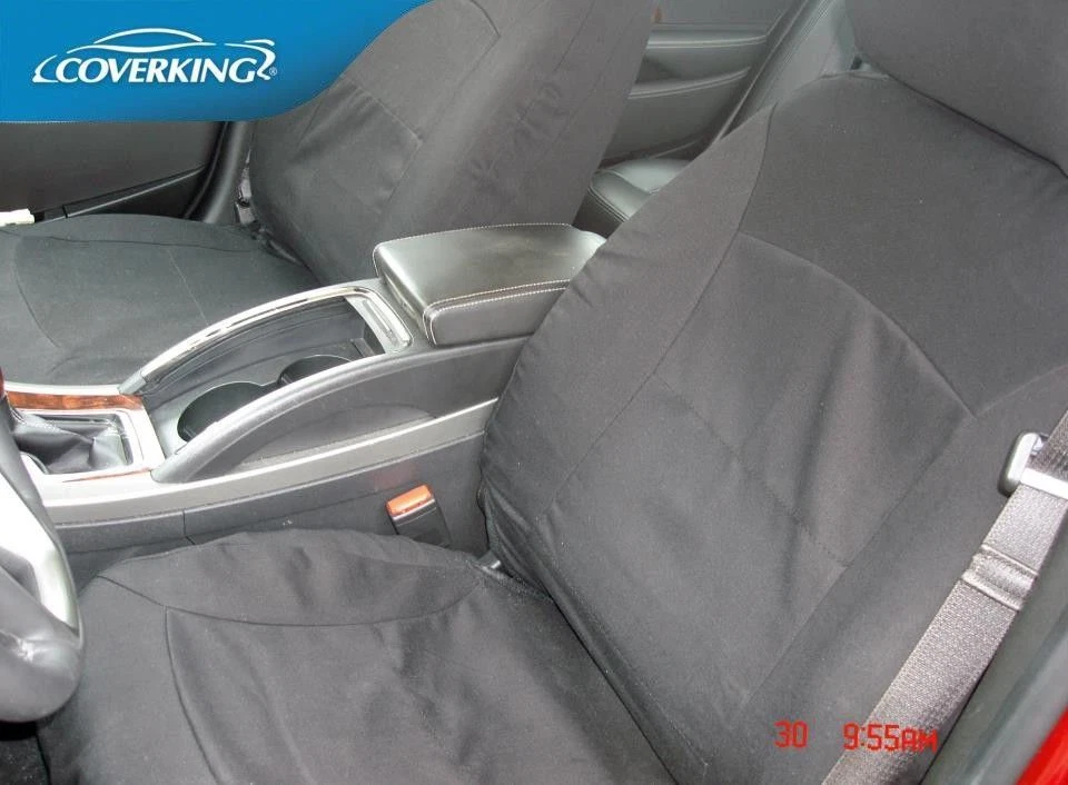 Coverking Polycotton Drill Front Custom Seat Covers for Ford Escape - Image 3 of 4