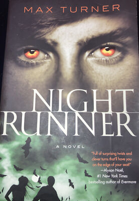 Night Runner by Max Turner (2009) Trade Paperback YA Vampire Novel
