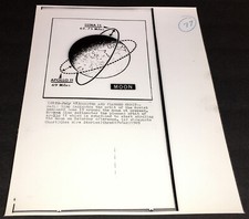 APOLLO 11 1969 ORBITER ORBIT NEWS DRAWING ORIGINAL GLOSSY ARCHIVAL WIRE PHOTO