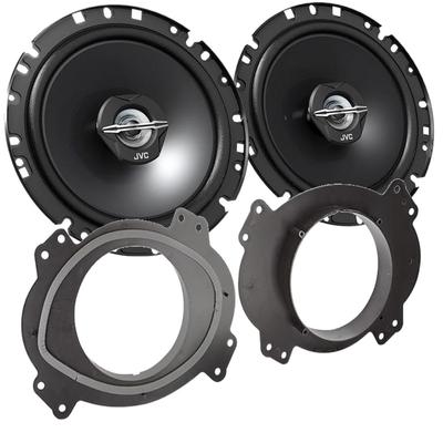 ISUZU D-MAX ab 2012  JVC Lautsprecher mit Adapterringe für Türen Front