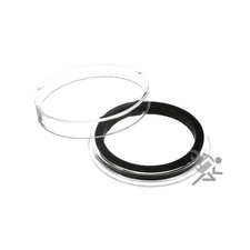 Elemetal Series Coin Capsules Air-Tite Holder High Relief 40mm Black Ring 5 Pack
