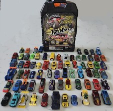 Hot Wheels Lot 70 Cars / Vehicles; Matchbox, Tonka, Etc. W/ Car Carrying Case