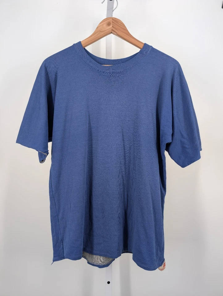 Camisa Russell Southern Athletic De Colección Años 80 2 Capas Reversible 5050 Desteñida Puntada Única Foto 2 de 4