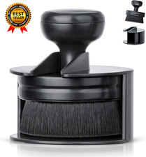 Car Tire Shine Applicator Vegan Tire Shine Brush with Stand for Auto Detailing