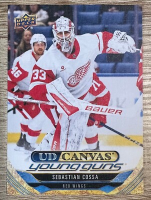 2024-25 UPPER DECK EXTENDED SERIES SEBASTIAN COSSA YOUNG GUNS CANVAS RC SP #C365