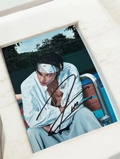 EXO KAI hand autograph 5x7 sized photo kpop