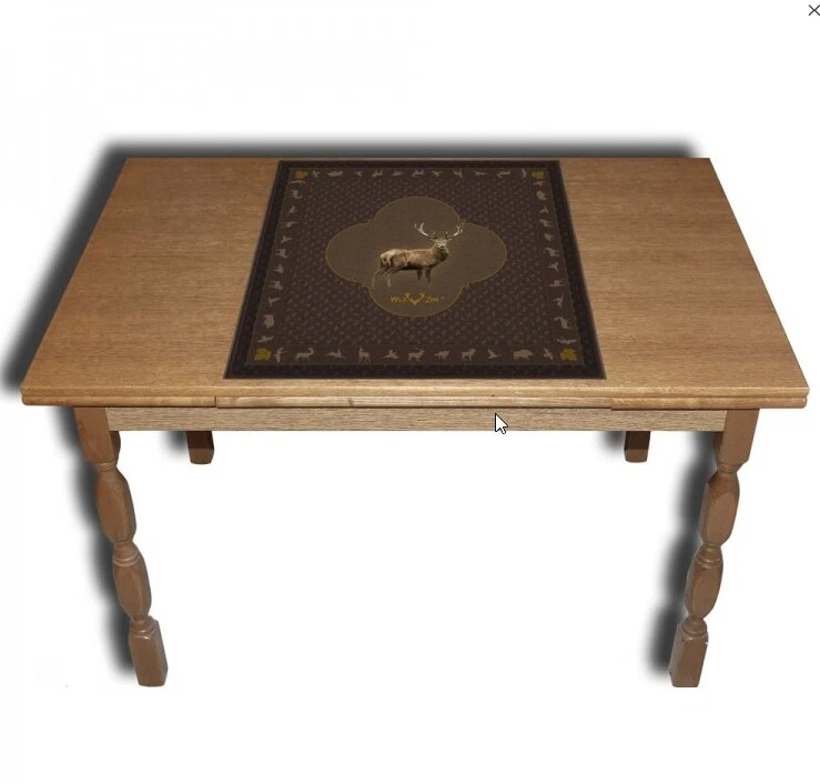 Wild- Tischdecke - Hirschmotiv , Wild -Tischdecke - Hirsch , Jagd - Tischdecke  - Bild 2 von 2