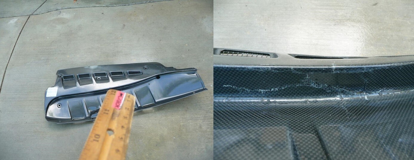 2008-2009 Ferrari F430 Scuderia Front Panel Left Carbon Fiber 81266400 OEM OE