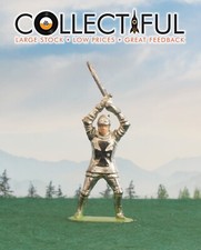 TIMPO VINTAGE LEAD FIGURE - MEDIEVAL KNIGHT CRUSADER - SWORD 1512