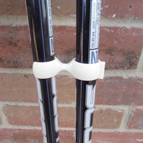 Scott USA Alpine Series 2 Lightweight Aluminum 54" Ski Poles Blue Black ~ Italy - Picture 3 of 8