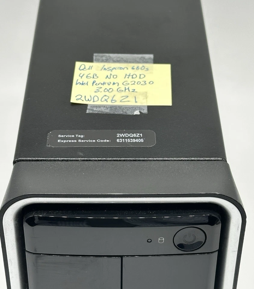 Dell Inspiron 660s SFF Intel Pentium G2030 3GHz 4GB RAM-No HDD/AC/OS - Image 2 of 4