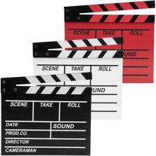 HIDETOSHI WAKASHIMA Synchronklappe Regieklappe Filmklappe schwarz rot weiß neu