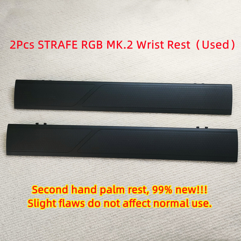 2Pc keyboard Wrist Rest Pad Palm Protection For Corsair STRAFE RGB MK.2(Used)