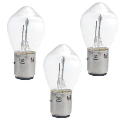 3 Stück 12V 35/35W BA20d S2 Bilux Birne Lampe Glühlampe Moped Motorrad  2182w
