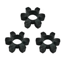 3pcs HRC15E HRC150 HRC RUBBER ELEMENT BLACK COUPLING INSERT