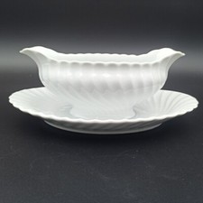 SAUCIÈRE EN PORCELAINE DE LIMOGES HAVILAND Modèle TORS
