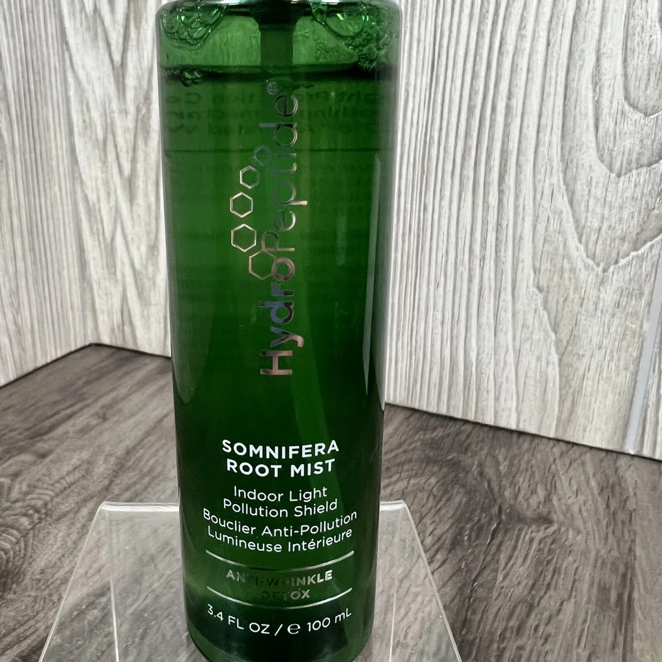 Hidropéptido - Niebla de raíz Somnifera - Escudo contra contaminación lumínica interior - 3,4 fl oz Foto 4 de 4