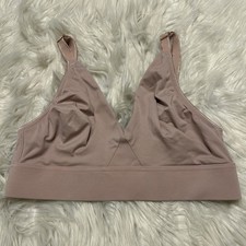 Soma Small Bralette Embraceable Wireless Unlined Tailored Back Closure Stretch