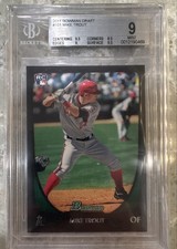 2011 Bowman Draft Picks & Prospects - Mike Trout #101 (RC). BGS 9