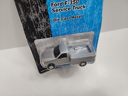 Rare Ertl 1/64 Ford F350 Dually Service Truck **SILVER** - Picture 3 of 7
