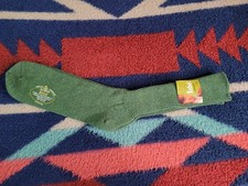Vintage Adler Rebel Green Socks Size 10.5 - 13 Acrylic Blend 18" Long New