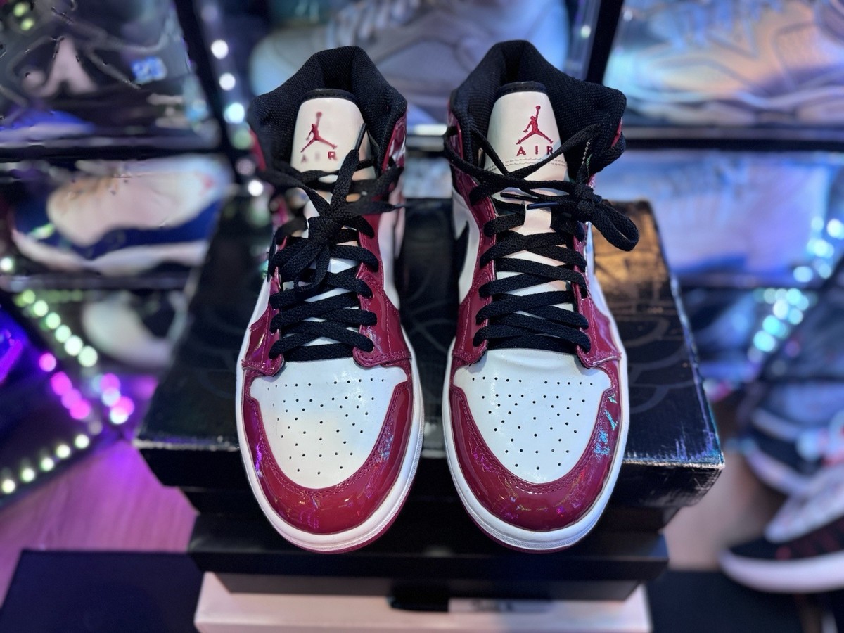Size 10.5 - Air Jordan 1 Retro Patent 2003 Chicago Bulls for sale