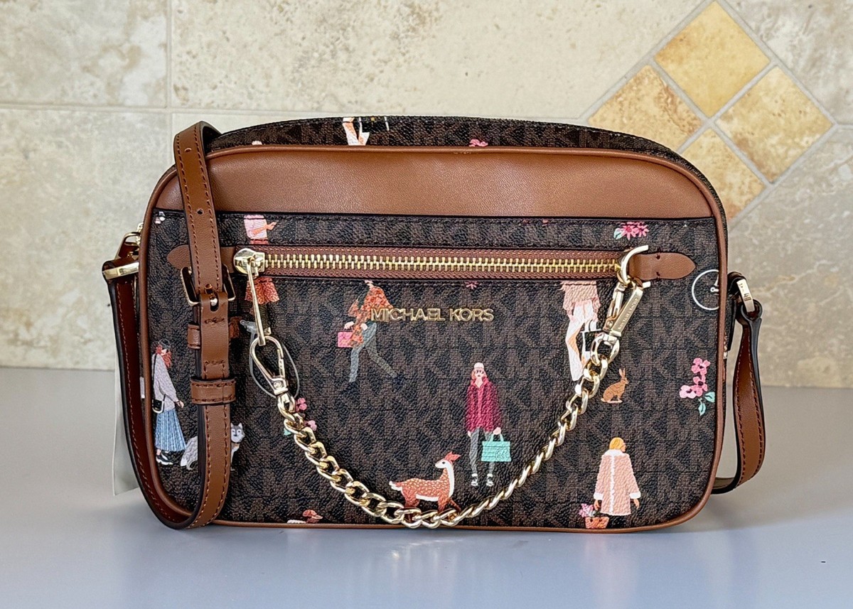 Michael Kors Jet Set Girls East West Chain Shoulder Crossbody Bag