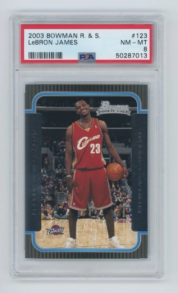 Bowman LeBron James Basketball Sports Trading Card Singles for