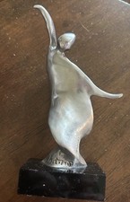 CHAIM GROSS Modernist SCULPTURE Of Dancer SIGNED  5"x7" RARE INSPIRATIONAL