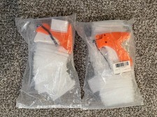 2 PACK, Retail Tagging Gun for Clothing w/ Replacement Needles and 2" Barbs NEW