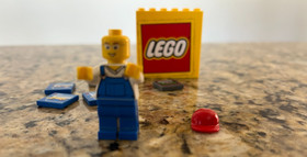 Lego City # 3221 Lego Truck 2010 Retired Incomplete Specialty Pieces + Mini Fig
