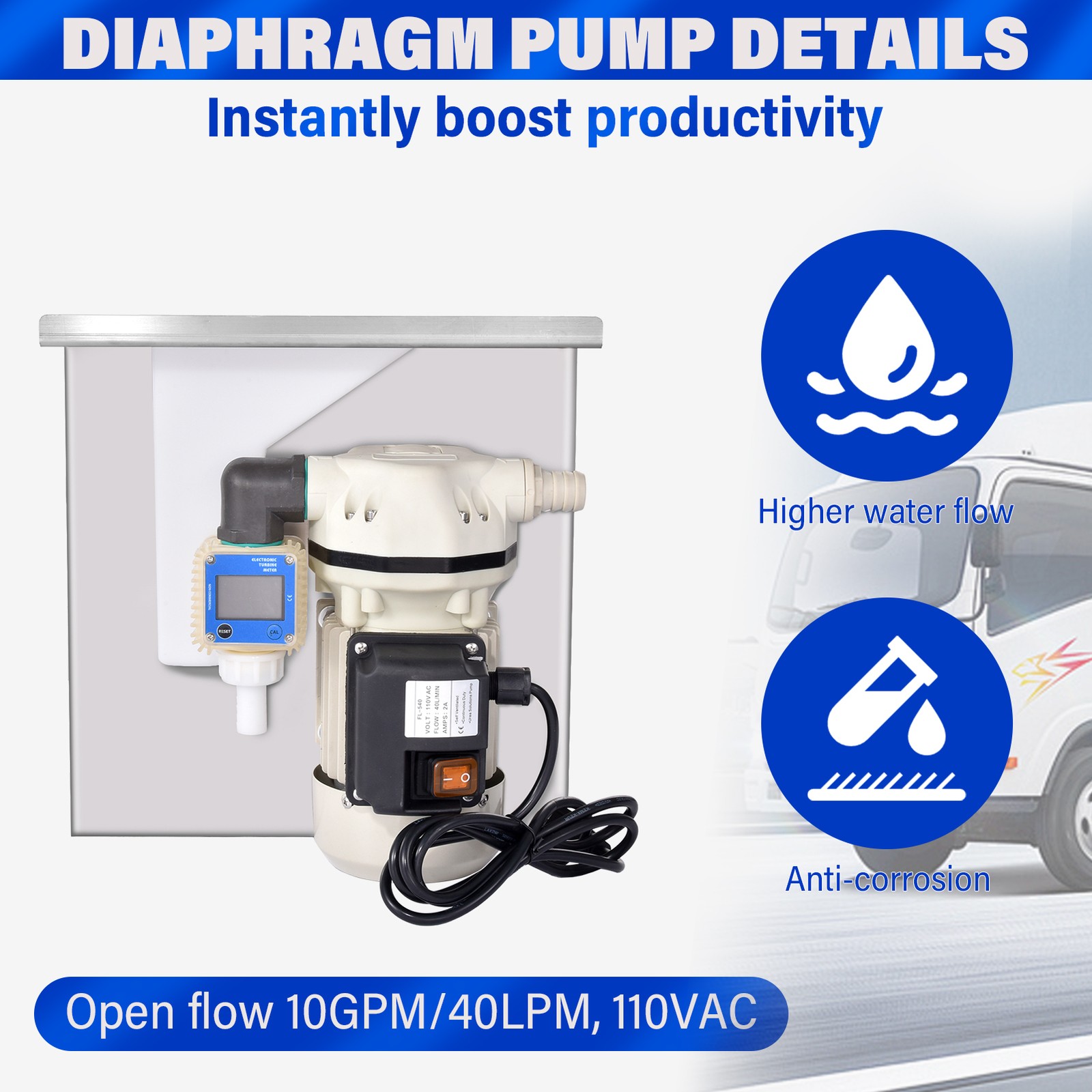 DEF Pump 110 Volt,Diesel Exhaust Fluid DEF Pump,Pump Kit for DEF