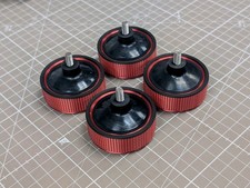 Custom Red - Turntable Insulator Foot/Feet X4 for Technics SL1200/1210 MK2 MK7