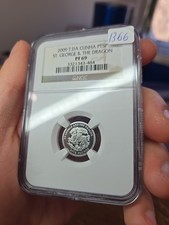 2009 St George And The Dragon Platinum 5 Pounds 1/10 Oz Platinum Ngc Pf 69 3250.00 per troy oz