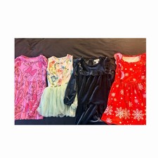 Toddler 4 Piece Bundle of Cute Dresses Size 3T