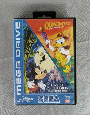 Sega Mega Drive Disney Collection Quackshot & Castle of Illusion ohne Handbuch 