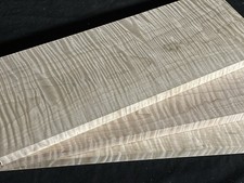 Curly Maple .75x6x16" Tiger S4S Lumber Wood Short SET 163 Super Curly