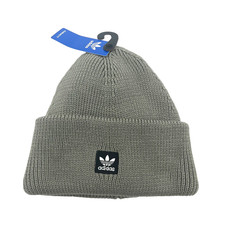 Adidas Unisex Terrace Beanie Winter Hat Silver Pebble Grey Standard Fit JL1077