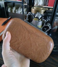 ALEXANDER MCQUEEN  Knuckle Box Clutch Bag (Loose Clasp. Doesn't Stay Closed). 