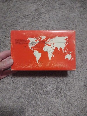 Vintage 1980's Orange Nike Shoe Box 1505 Lil Nipper Oceania NB/W Size 3 