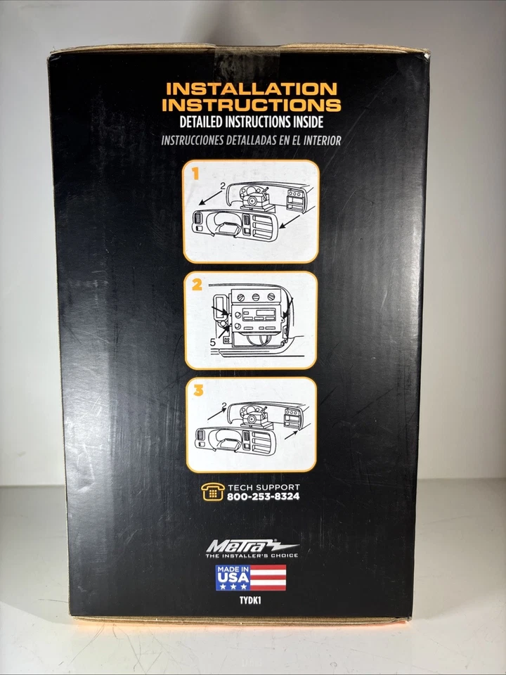 Novo Kit de Instalação de Painel Estéreo para Carro TYDK1 Metra Compatível com Toyota Infiniti Mazda Lexus - Imagem 3 de 4