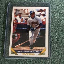 Topps 1993 Ken Griffey Jr Seattle Mariners Base Set Baseball Card #179