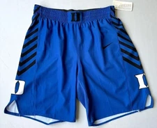Nike Men’s Duke Blue Devil Team Basketball HYPER Shorts Sz M NEW BLUE